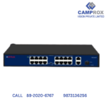CP PLUS POE SWITCH 16+2CH UPLINK GIGA(CP-DNW-HPU16G2F1-20)