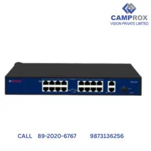 CP PLUS POE SWITCH 16+2CH UPLINK GIGA(CP-DNW-HPU16G2F1-20)